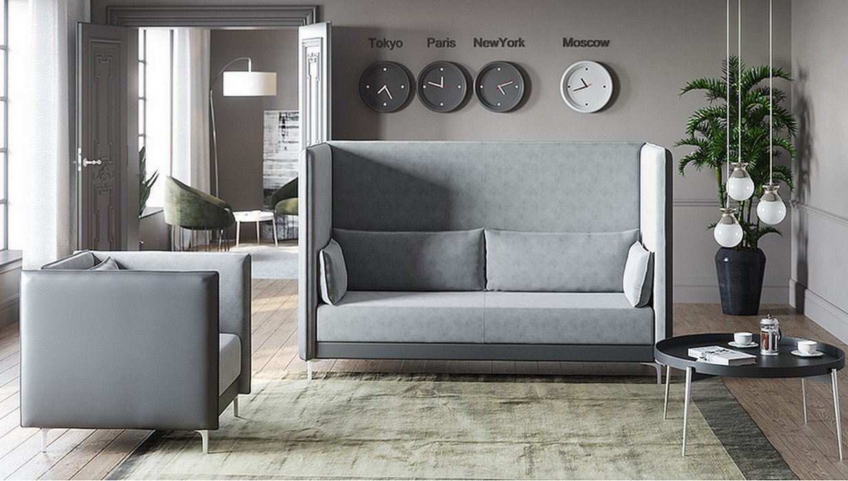 Диван для кафе Графит - вид 11