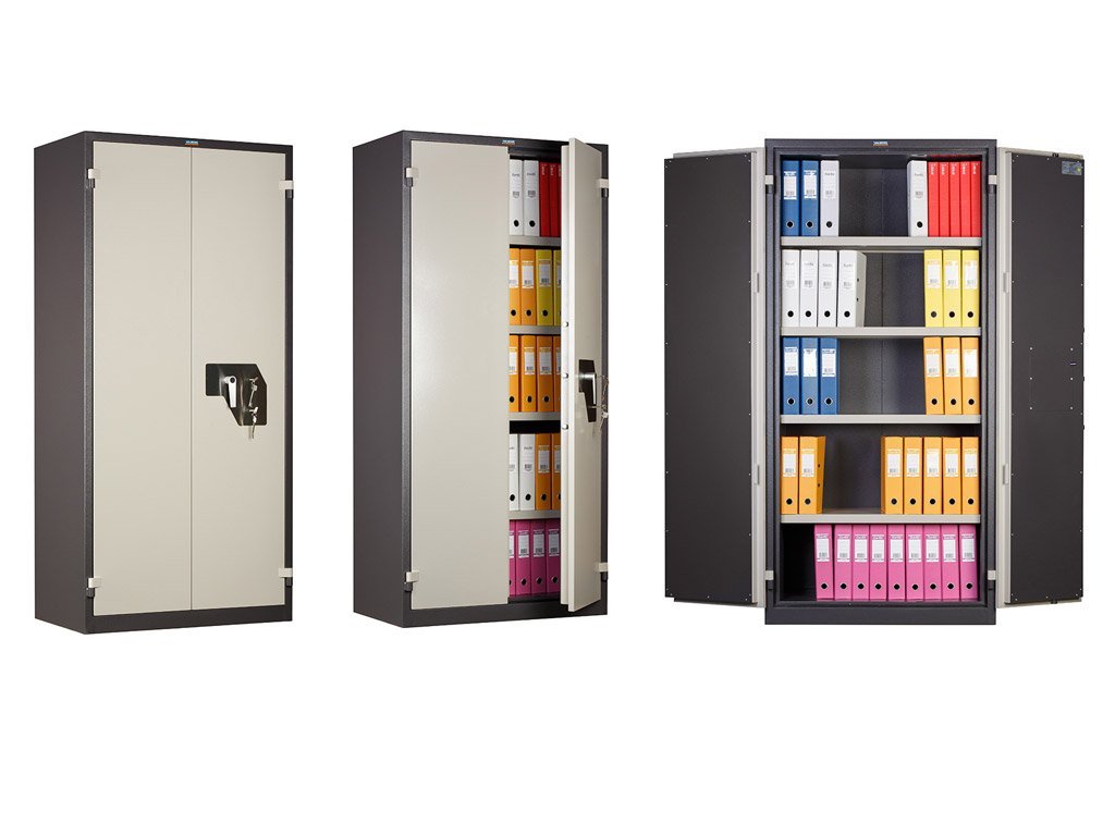 Шкаф офисный металлический огнестойкий сейфового типа VALBERG BrandMauer BM-1993KL - вид 2