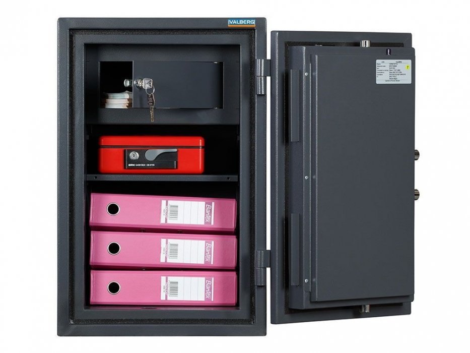 Офисный металлический сейф I класса VALBERG ГАРАНТ 67 T EL - вид 6