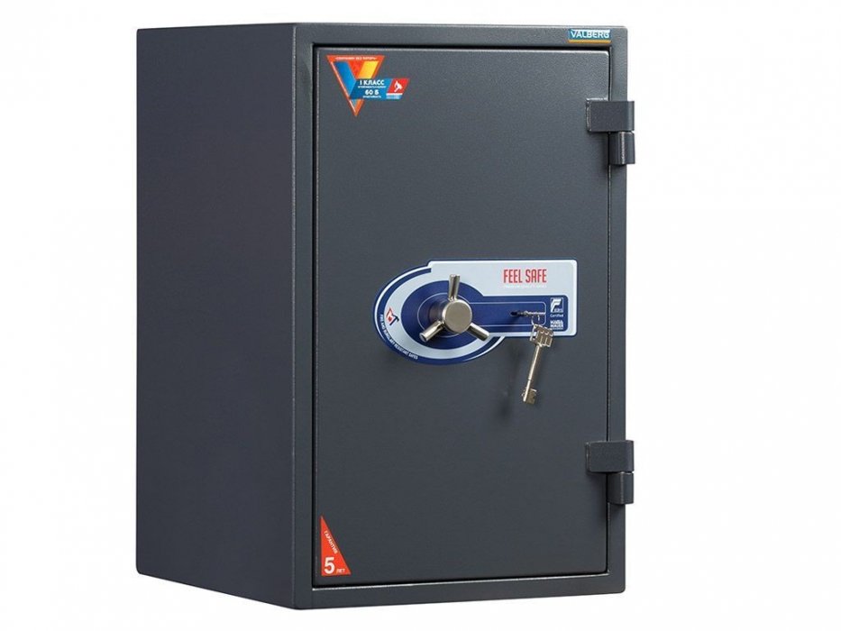 Офисный металлический сейф I класса VALBERG ГАРАНТ 67 T - вид 2