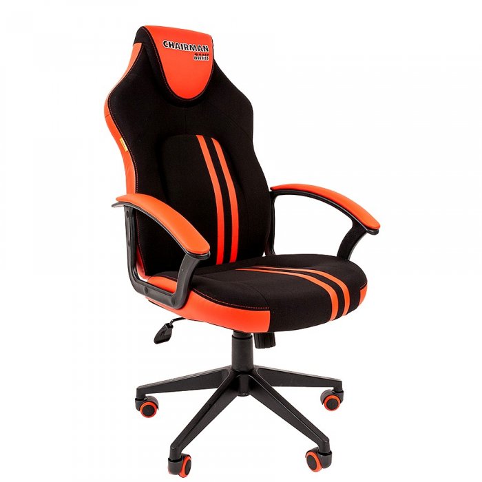 Кресло офисное Chairman Game-26 (черный/красный) - вид 2